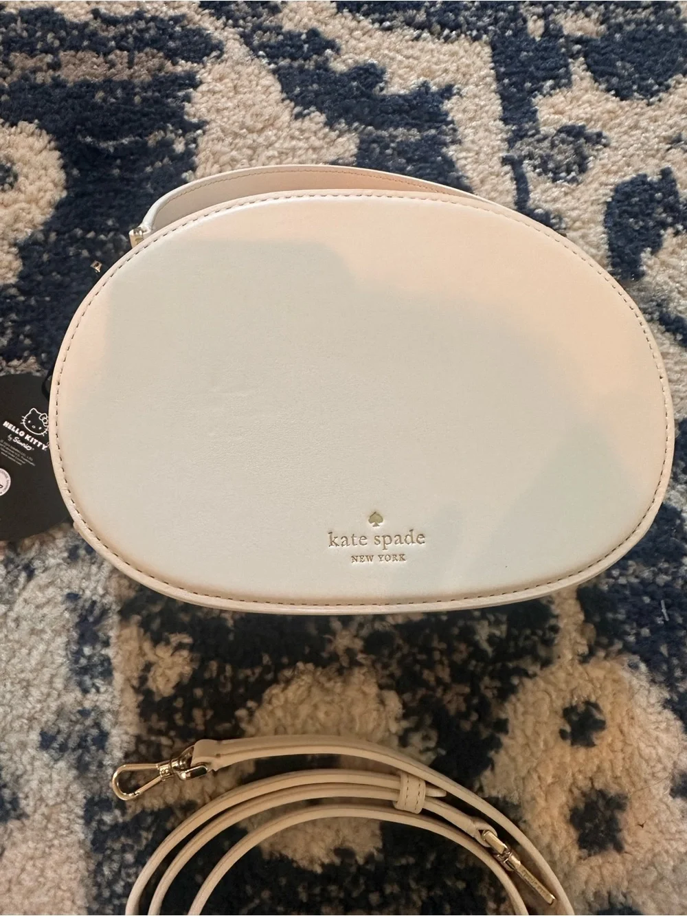kate spade White Hello Kitty Crossbody with Red Bow